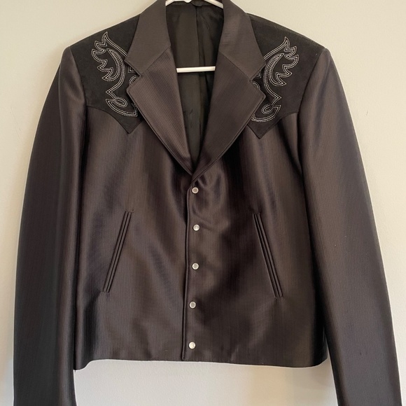 Vintage black western jacket, size 38 - Picture 2 of 6